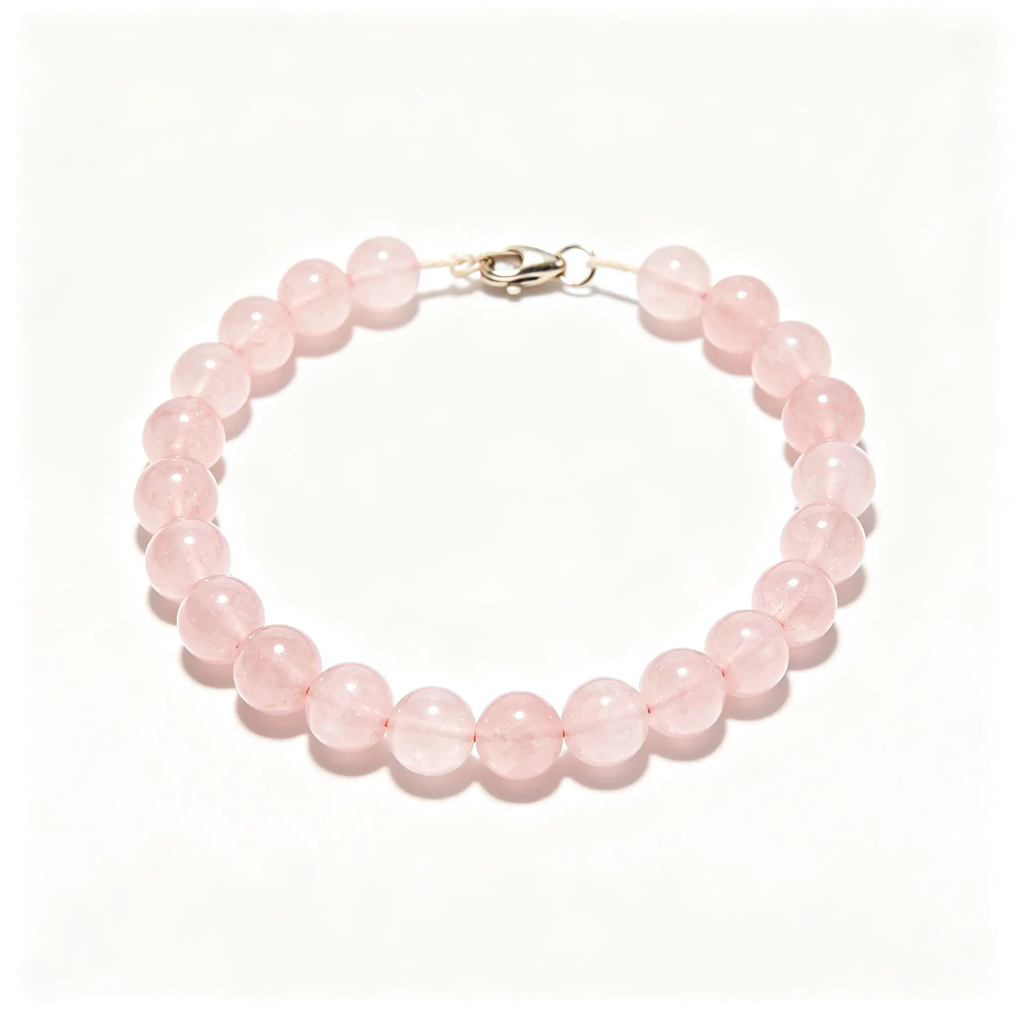 Rose Quartz Bracelet | Natural Heart Chakra Gemstone Jewelry | Koreli